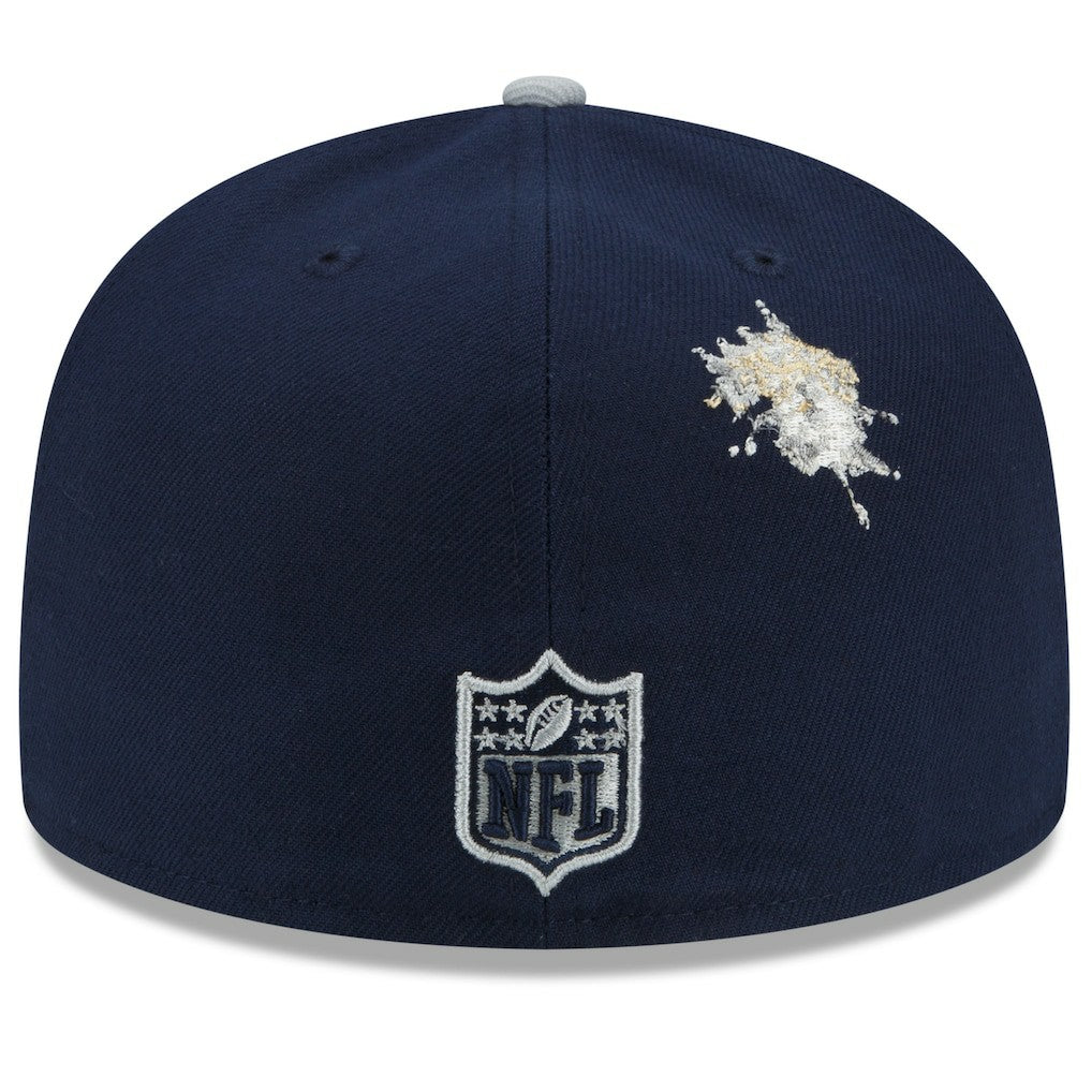 Dallas Cowboys New Era NFL x Staple Collection 59FIFTY Fitted Hat Navy/Gray - NFL