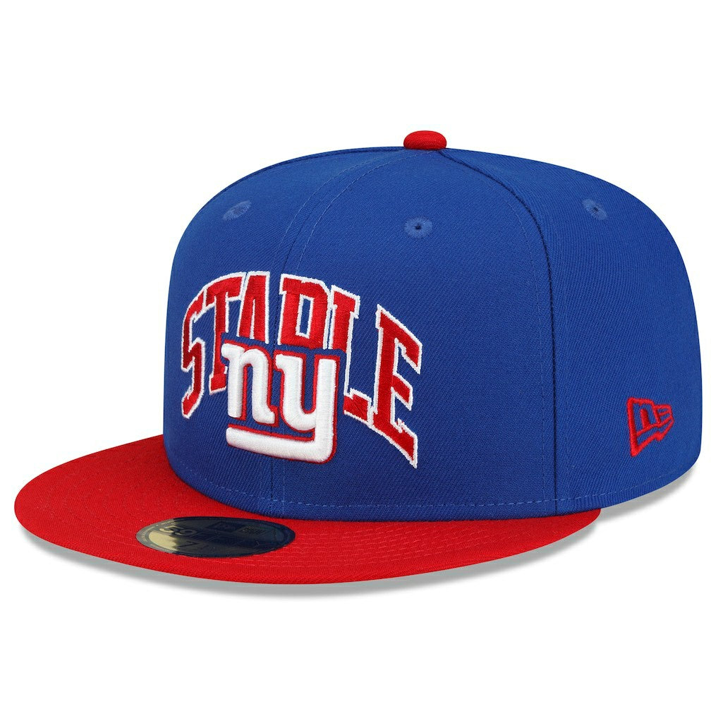 New York Giants New Era NFL x Staple Collection 59FIFTY Fitted Hat Royal/Red - NFL