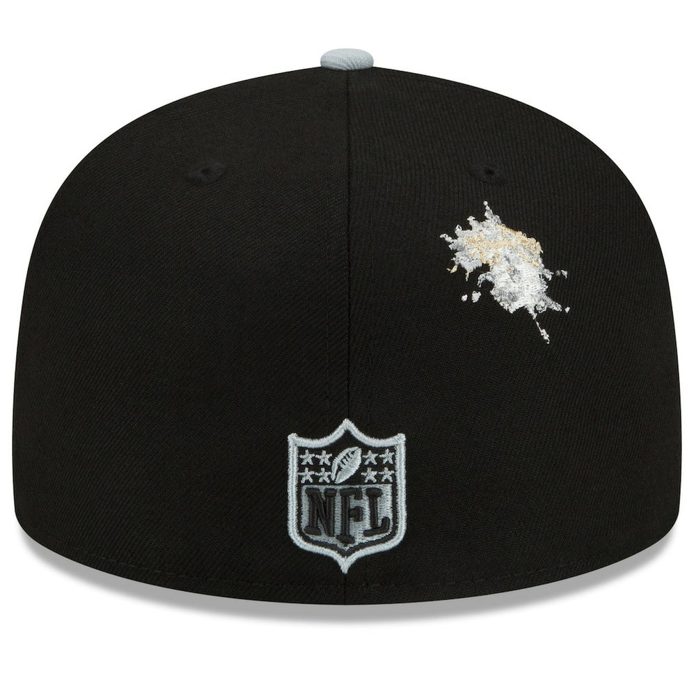 Las Vegas Raiders New Era NFL x Staple Collection 59FIFTY Fitted Hat Black/Gray - NFL