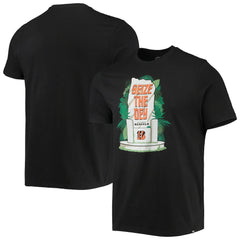 Cincinnati Bengals '47 Logo Super Rival T-Shirt Black - 47 brand