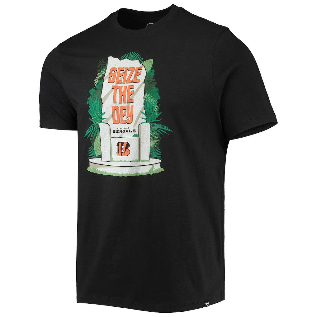 Cincinnati Bengals '47 Logo Super Rival T-Shirt Black - 47 brand