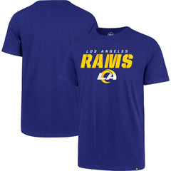 Los Angeles Rams '47 Logo Traction Super Rival T-Shirt Royal - 47 brand