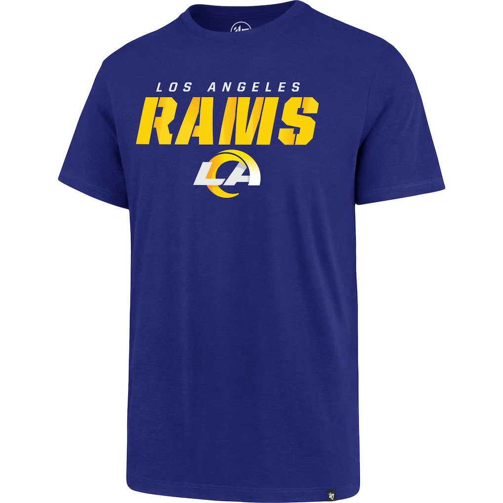 Los Angeles Rams '47 Logo Traction Super Rival T-Shirt Royal - 47 brand