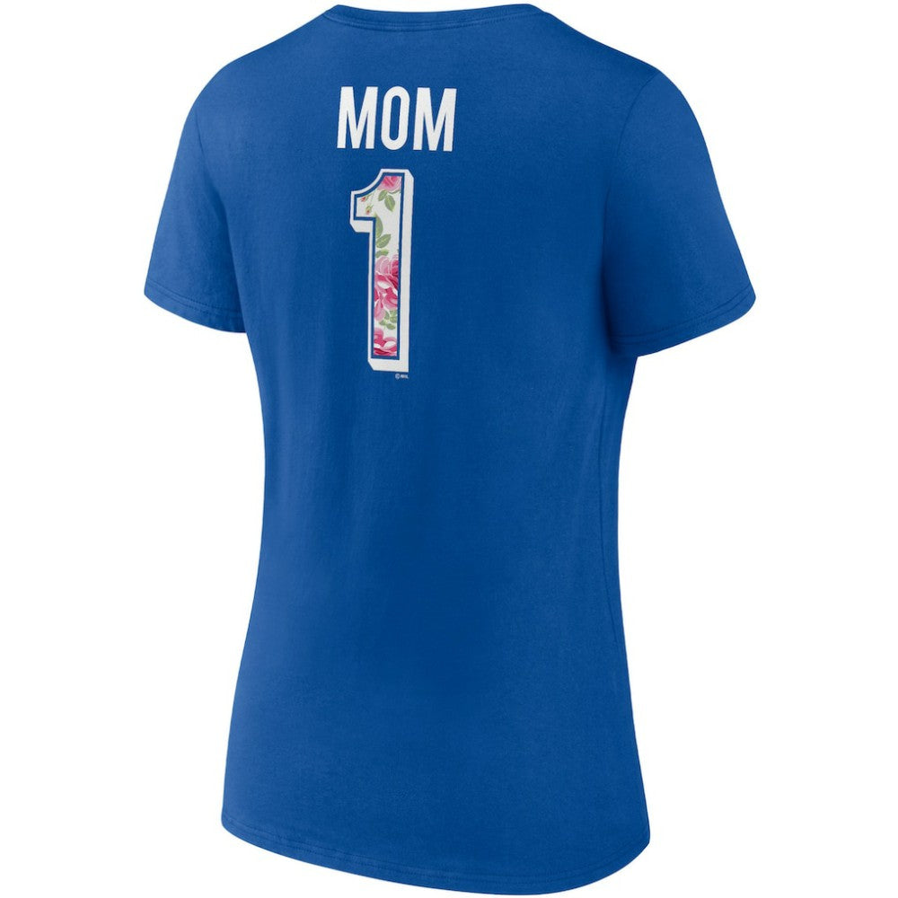 St. Louis Blues - Fanatics Women's Team Mother's Day V-Neck T-Shirt Blue