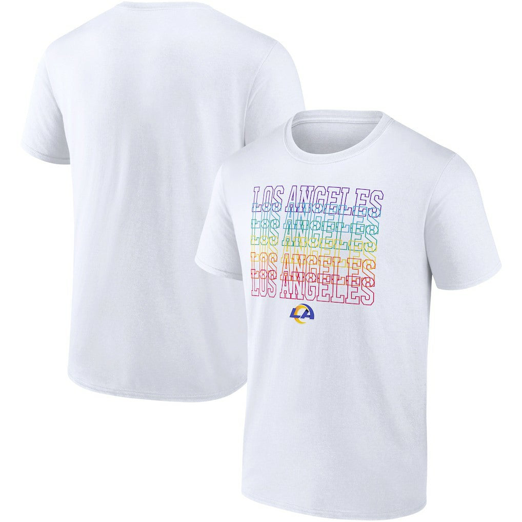 Los Angeles Rams City Pride Team T-Shirt White - Fanatics