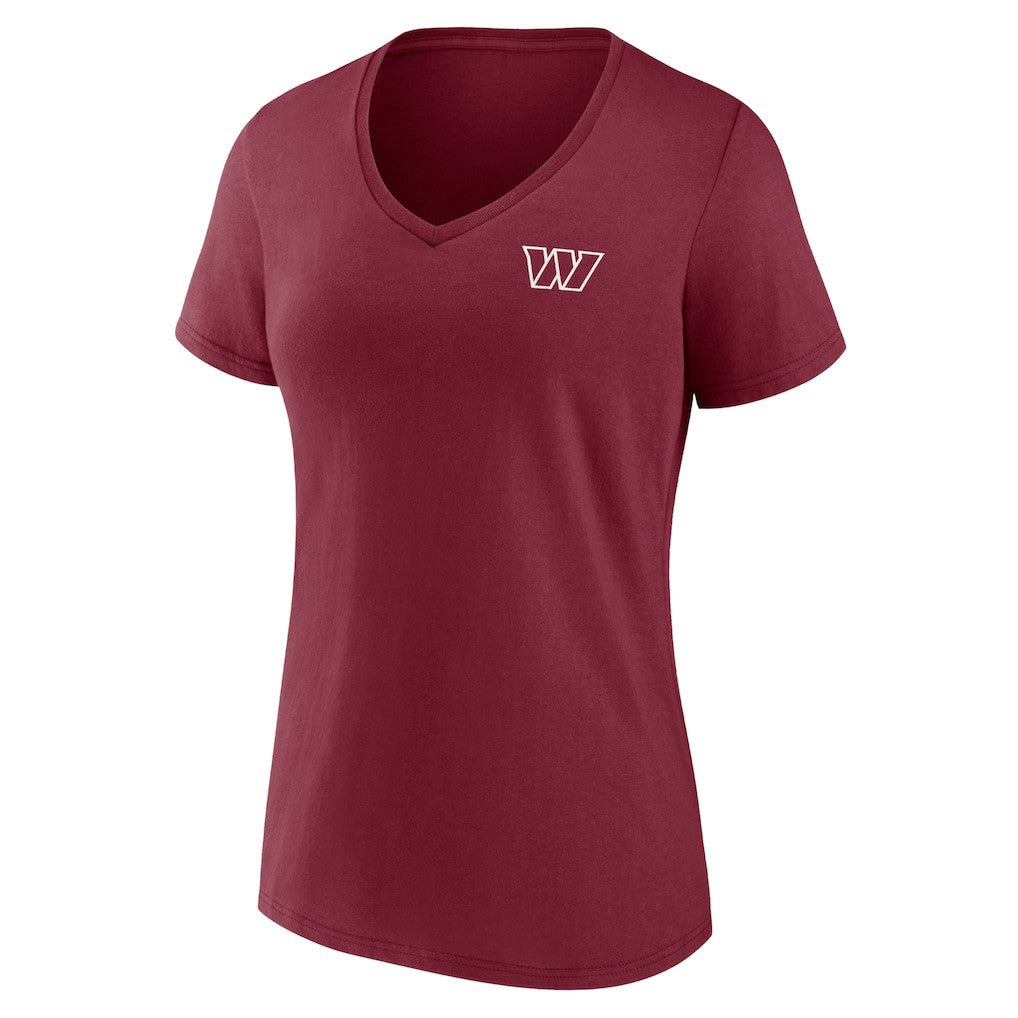 Washington Commanders Women's Team Mother's Day V-Neck T-Shirt Burgundy - Fanatics
