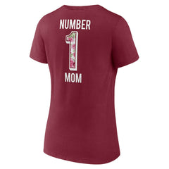 Washington Commanders Women's Team Mother's Day V-Neck T-Shirt Burgundy - Fanatics