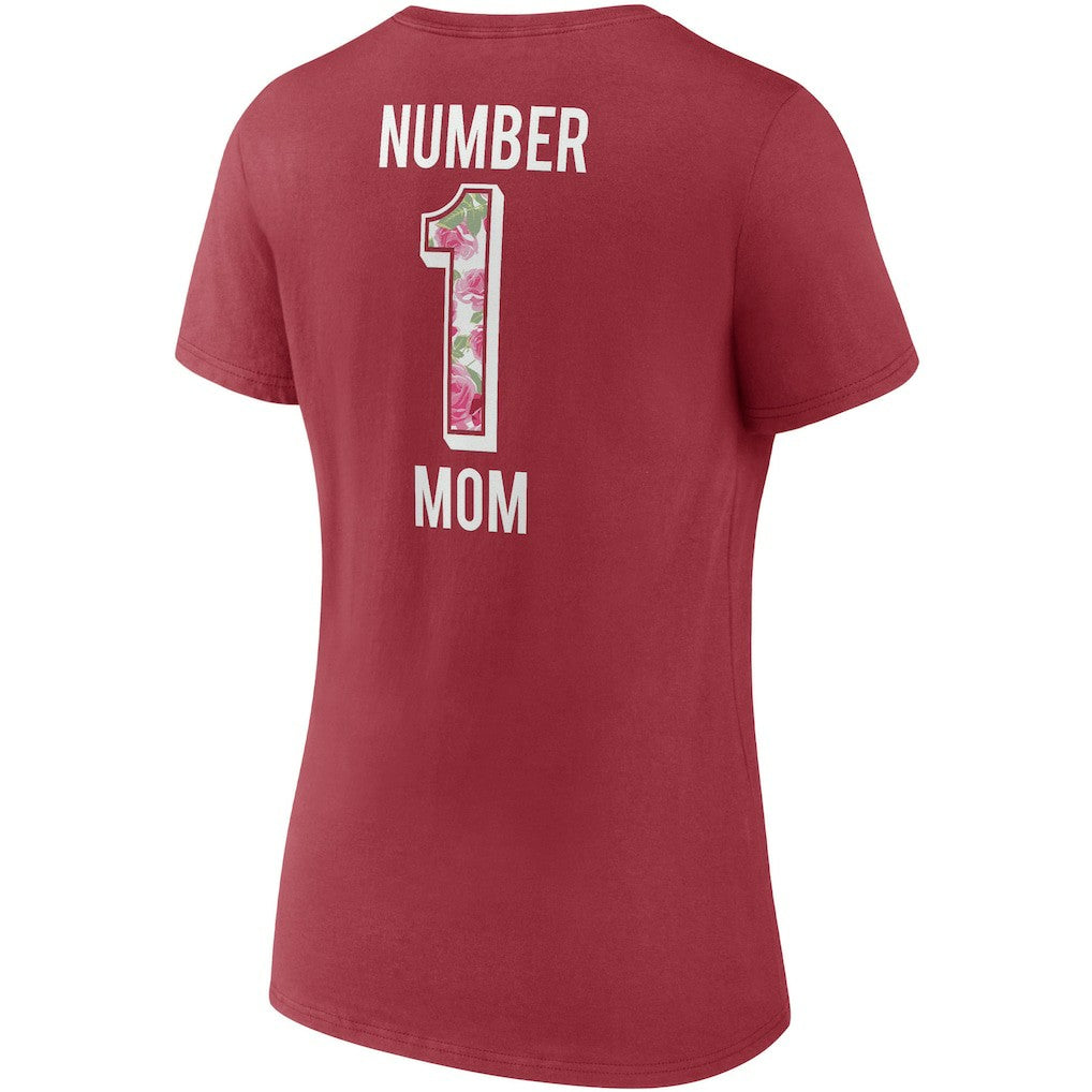 Arizona Cardinals Women's Team Mother's Day V-Neck T-Shirt Cardinal - Fanatics