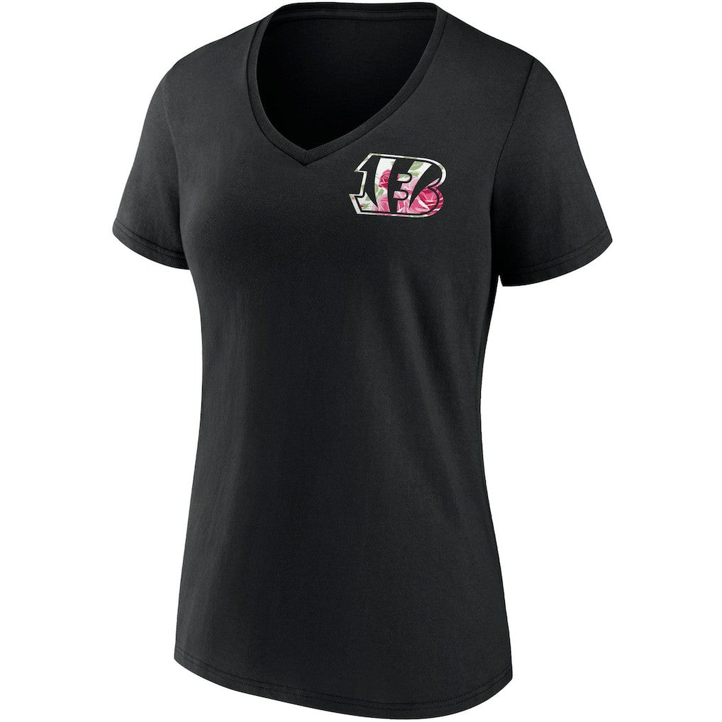 Cincinnati Bengals Women's Team Mother's Day V-Neck T-Shirt Black - Fanatics