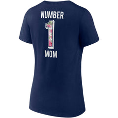 Seattle Seahawks Women's Team Mother's Day V-Neck T-Shirt College Navy - Fanatics