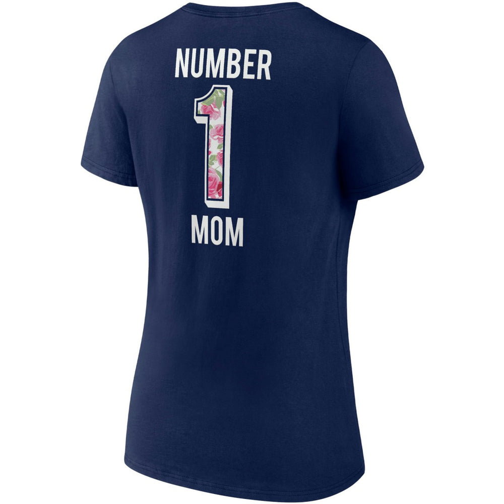 Denver Broncos Women's Team Mother's Day V-Neck T-Shirt Navy - Fanatics