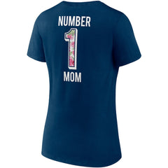 Chicago Bears Women's Team Mother's Day V-Neck T-Shirt Navy - Fanatics