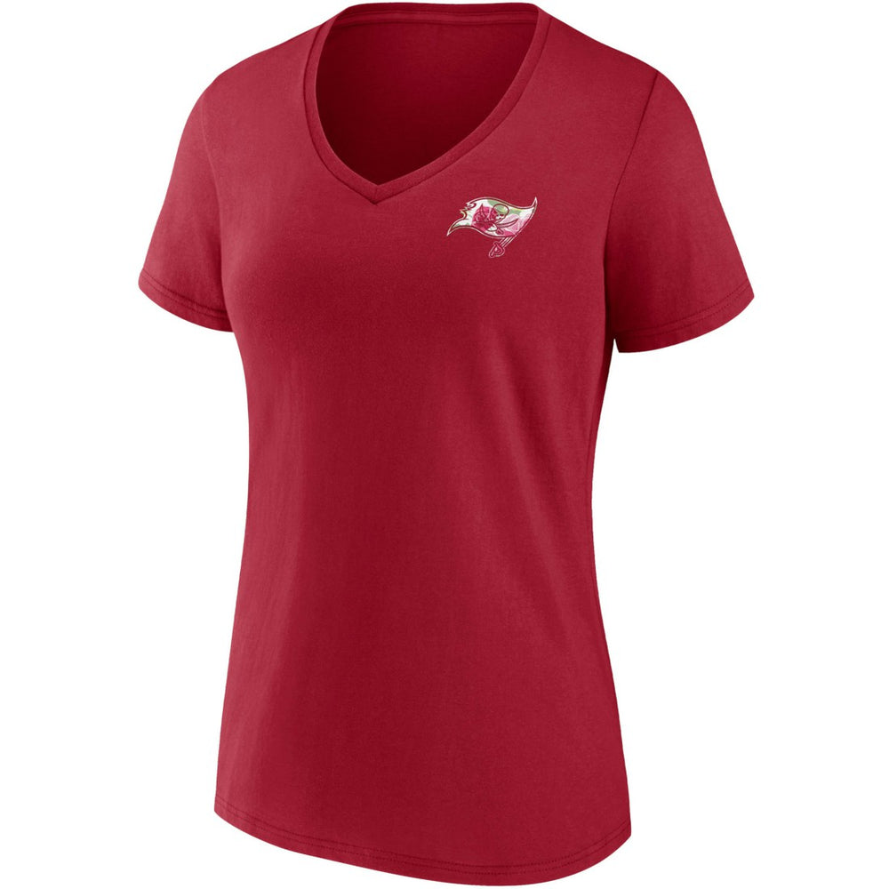 Tampa Bay Buccaneers Women's Team Mother's Day V-Neck T-Shirt Red - Fanatics