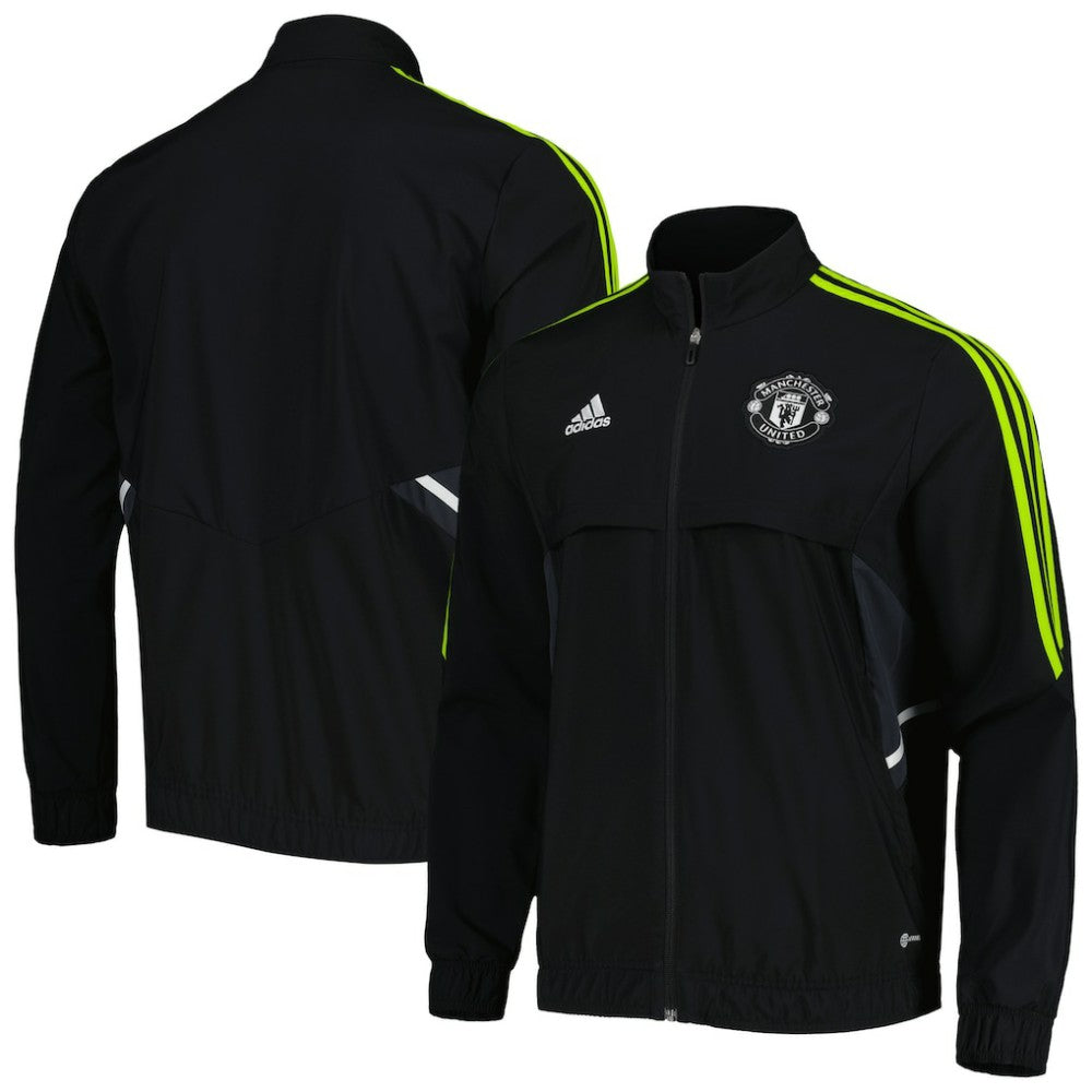 Adidas Manchester United Presentation AEROREADY Full-Zip Jacket - Black