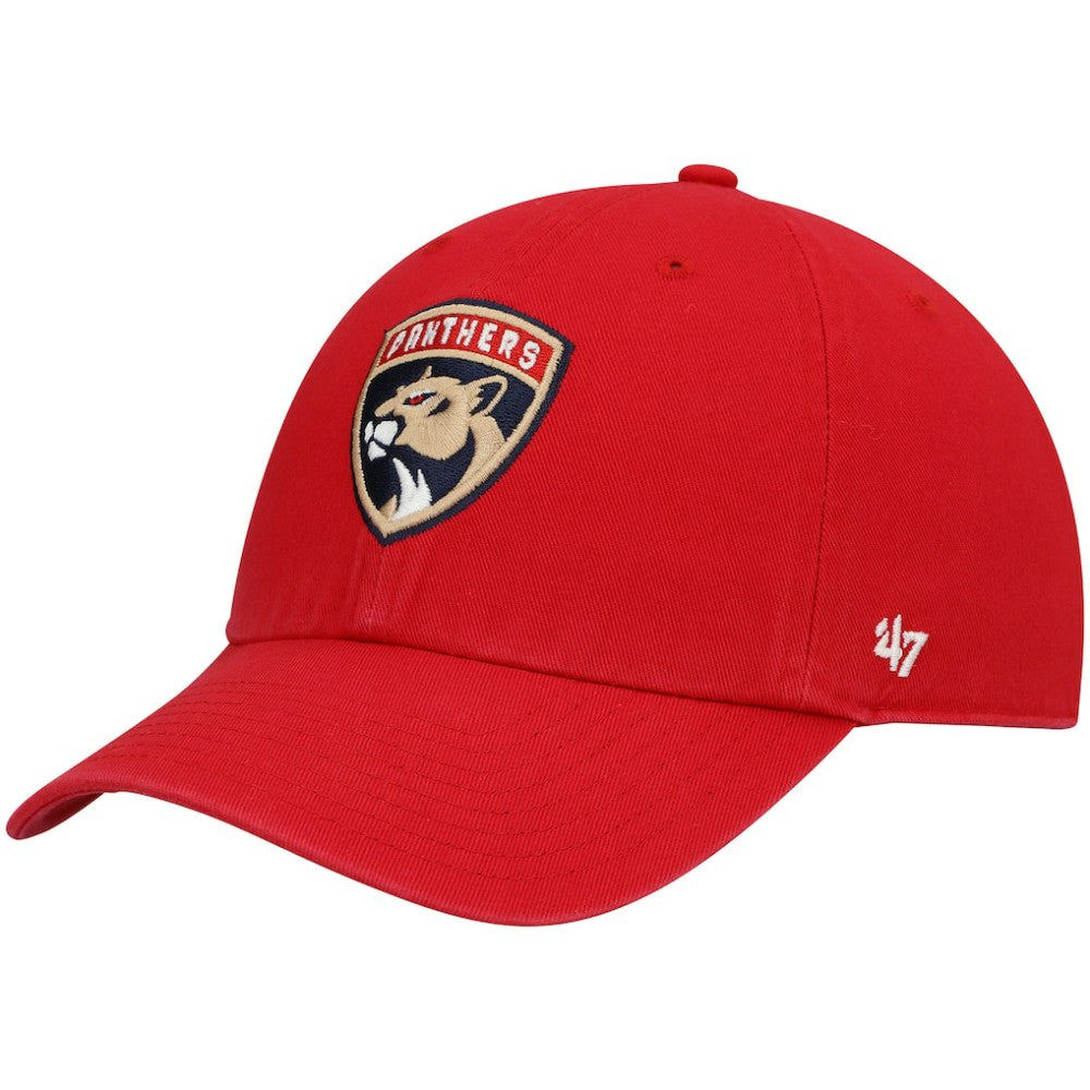 Florida Panthers - '47 Logo Clean Up Adjustable Hat Red