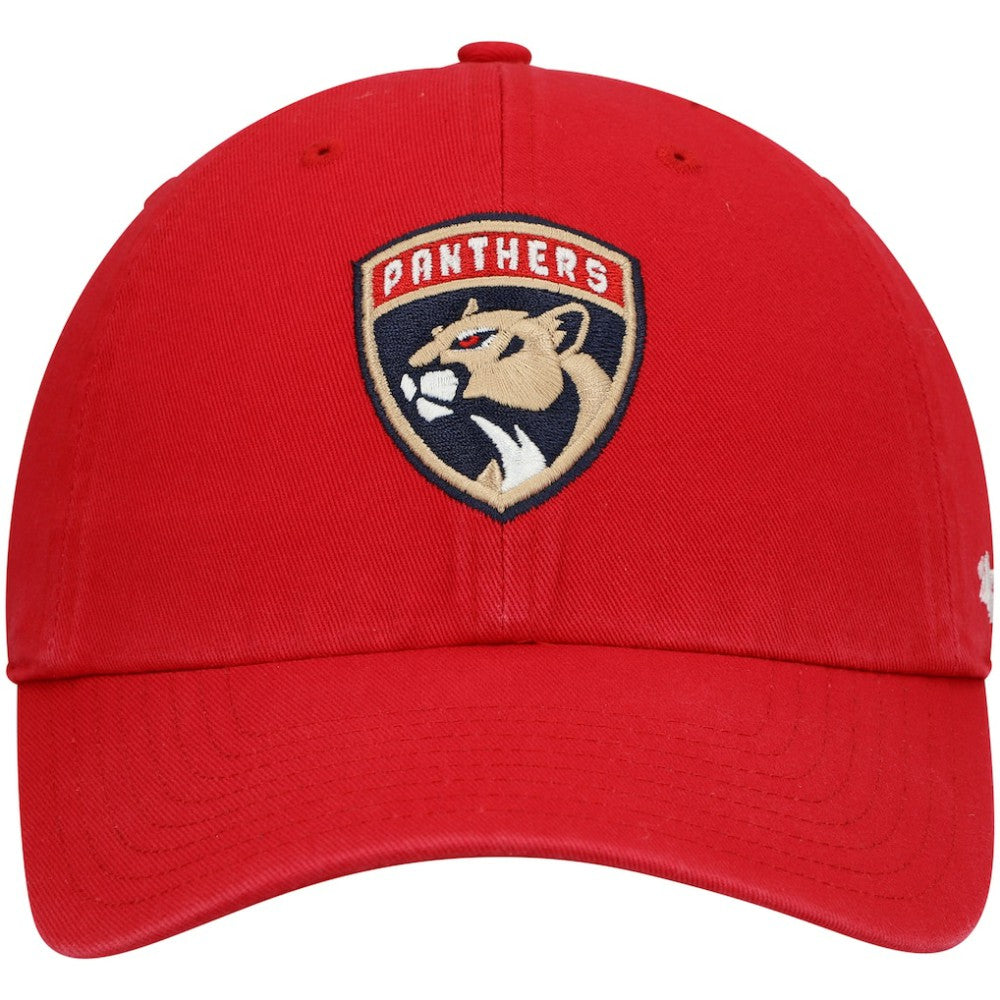 Florida Panthers - '47 Logo Clean Up Adjustable Hat Red