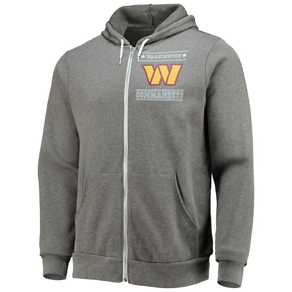 Washington Commanders NFL x Darius Rucker Collection Sponge Fleece Full-Zip Hoodie Heathered Charcoal - Fanatics