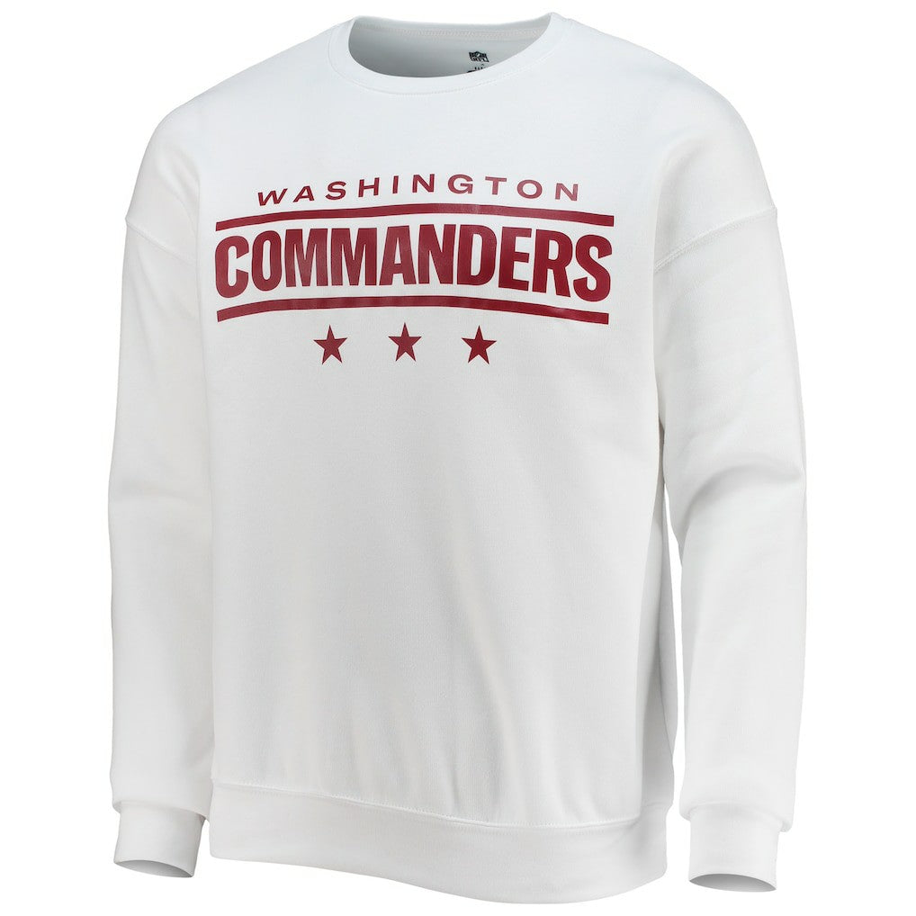 Washington Commanders NFL x Darius Rucker Collection Star Sponge Fleece Pullover Sweatshirt White - Fanatics