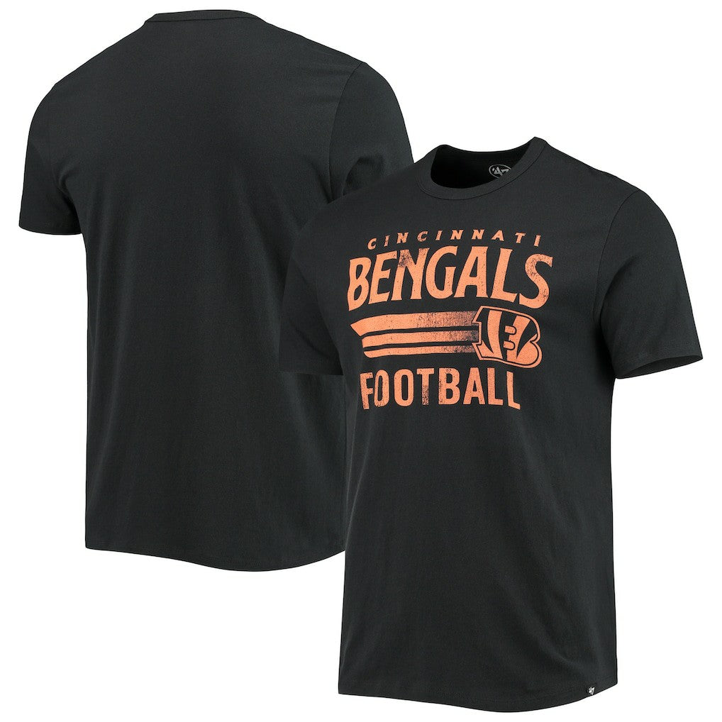 Cincinnati Bengals '47 Conrider Franklin T-Shirt Black - 47 brand
