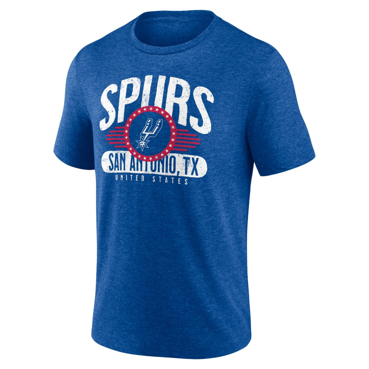 NBA - San Antonio Spurs Badge of Honor Tri-Blend T-Shirt - Royal