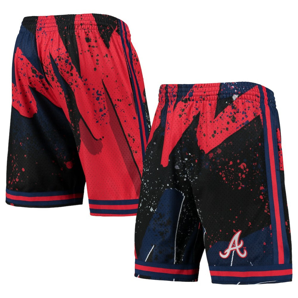 Atlanta Braves Mitchell & Ness Hyper Hoops Shorts Sale