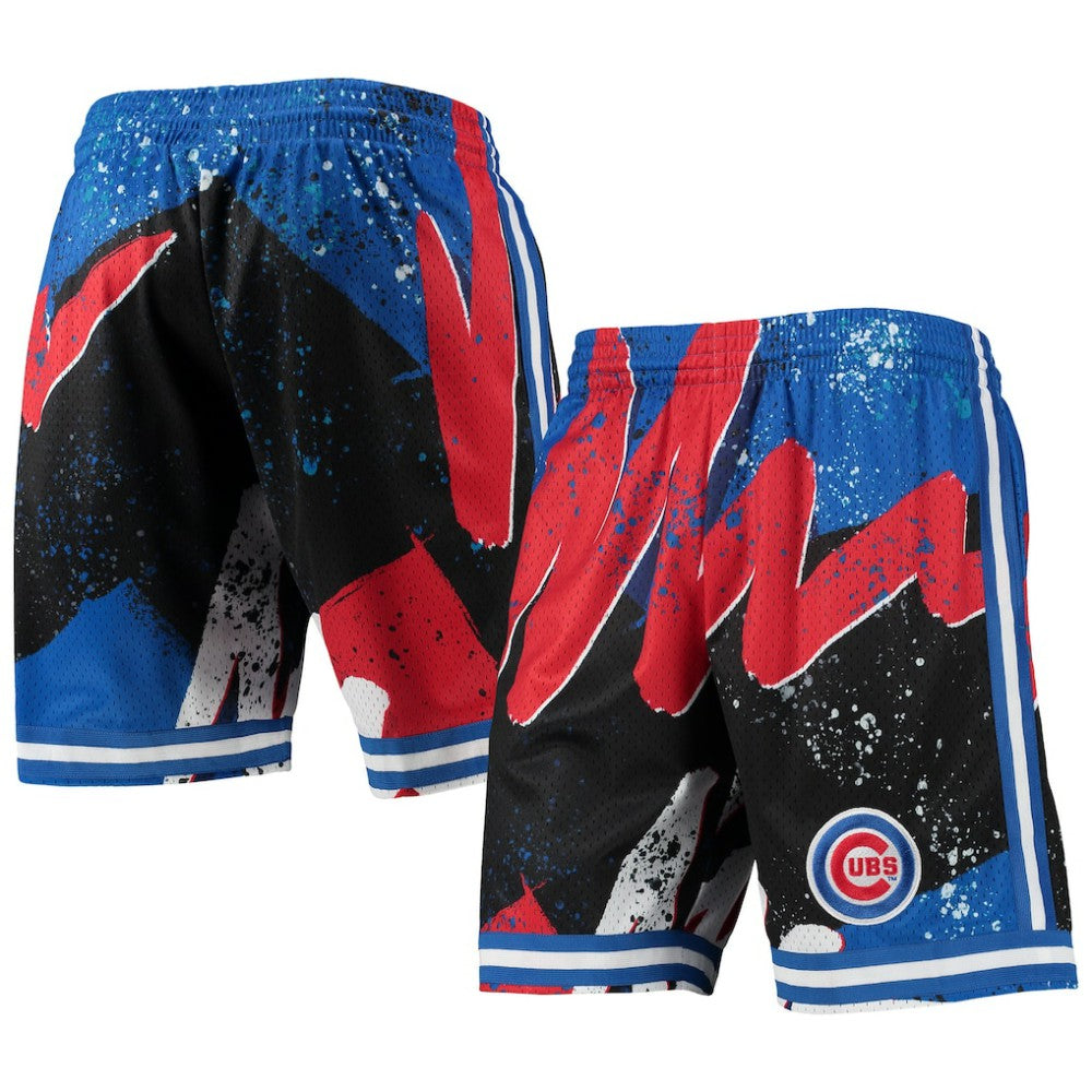 Chicago Cubs Mitchell & Ness Hyper Hoops Shorts On Sale