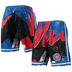 Chicago Cubs Mitchell & Ness Hyper Hoops Shorts On Sale