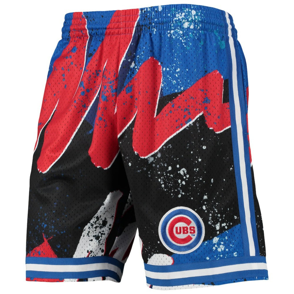Chicago Cubs Mitchell & Ness Hyper Hoops Shorts On Sale