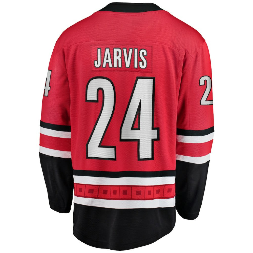 Seth Jarvis Carolina Hurricanes Fanatics Alternate Breakaway Player Jersey - Red | NHL Jerseys