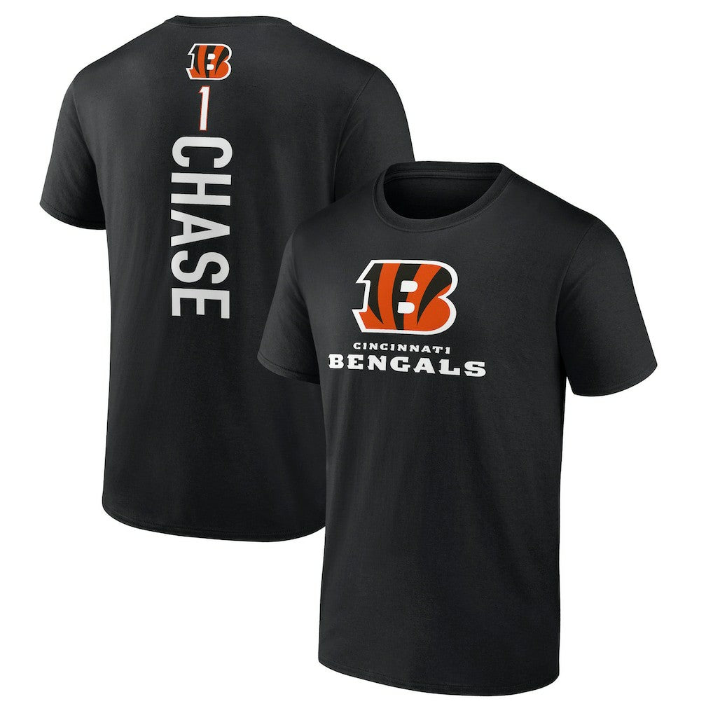 Ja'Marr Chase Cincinnati Bengals Playmaker T-Shirt Black - NFL