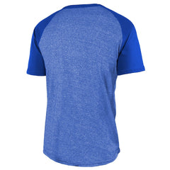 Los Angeles Rams Majestic Threads 2-Time Super Bowl Champions Tri-Blend Raglan T-Shirt Royal - NFL