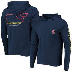 St. Louis Cardinals Vineyard Vines Long Sleeve Hoodie T-Shirt Sale