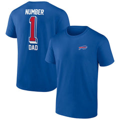 Buffalo Bills Number One Dad T-Shirt Royal - NFL