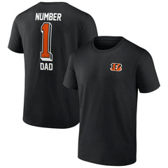 Cincinnati Bengals Number One Dad T-Shirt Black - NFL