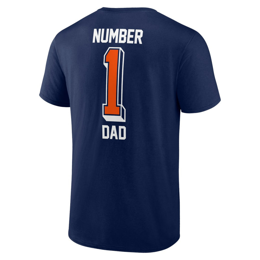 Denver Broncos Number One Dad T-Shirt Navy - NFL