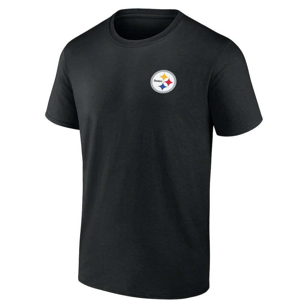 Pittsburgh Steelers Number One Dad T-Shirt Black - NFL