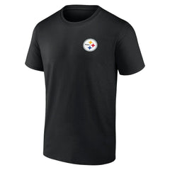 Pittsburgh Steelers Number One Dad T-Shirt Black - NFL