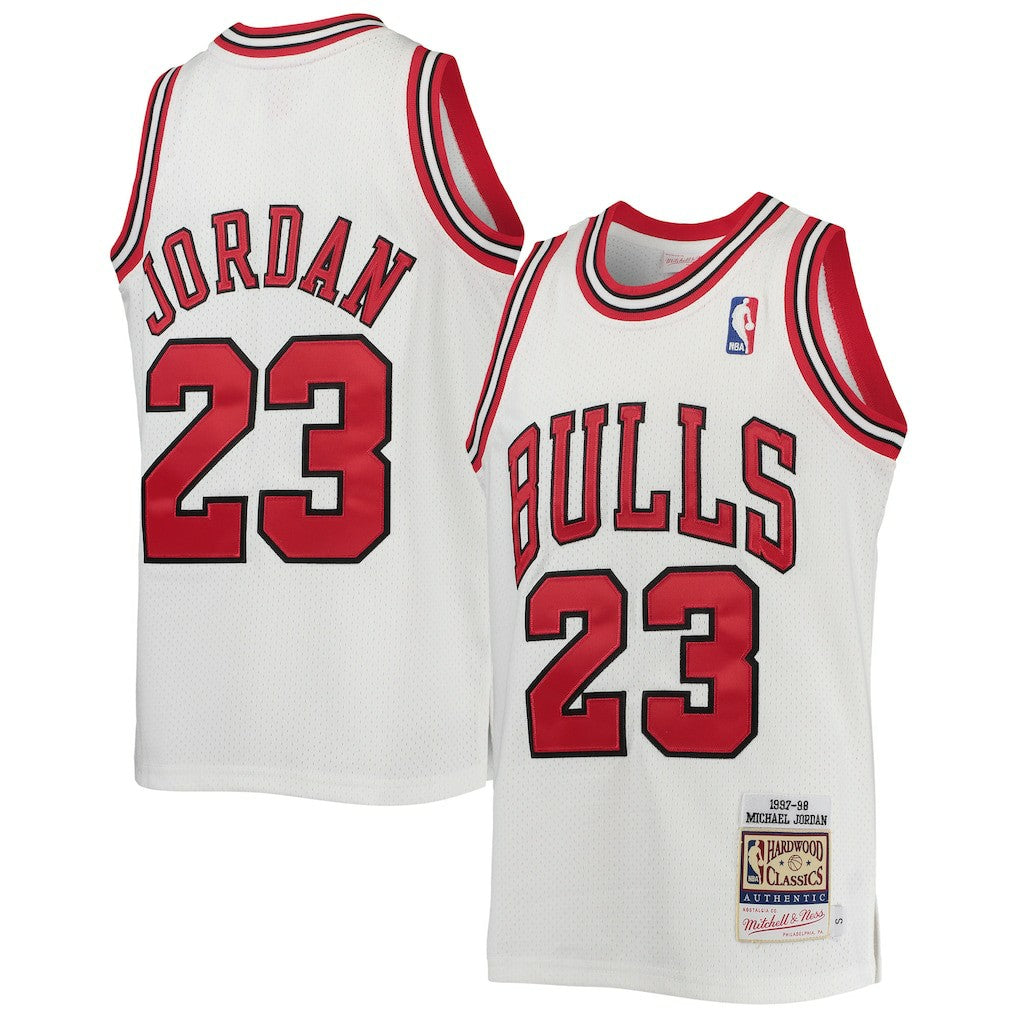 Mitchell & Ness - Michael Jordan Chicago Bulls Youth 1997/98 Hardwood Classics Authentic Jersey - White