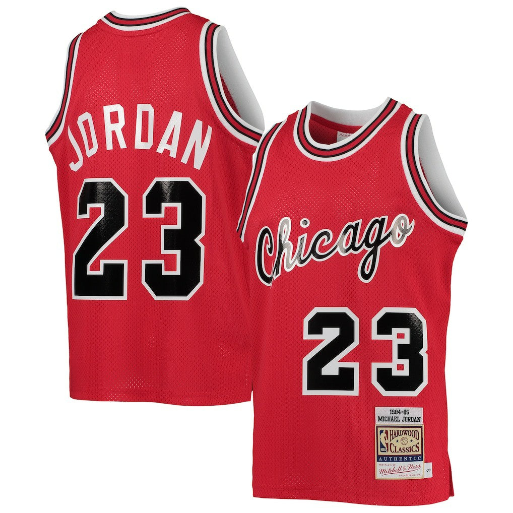 Michael Jordan Chicago Bulls Youth 1984/85 Hardwood Classics Authentic Jersey sale - Red | NBA Jerseys