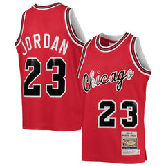 Mitchell & Ness - Michael Jordan Chicago Bulls Youth 1984/85 Hardwood Classics Authentic Jersey - Red