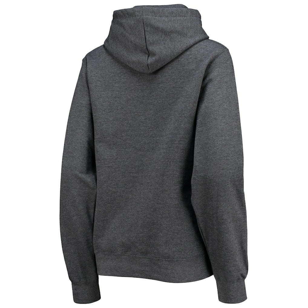Washington Commanders WEAR by Erin Andrews Women's Fleece Pullover Hoodie Heathered Gray - NFL