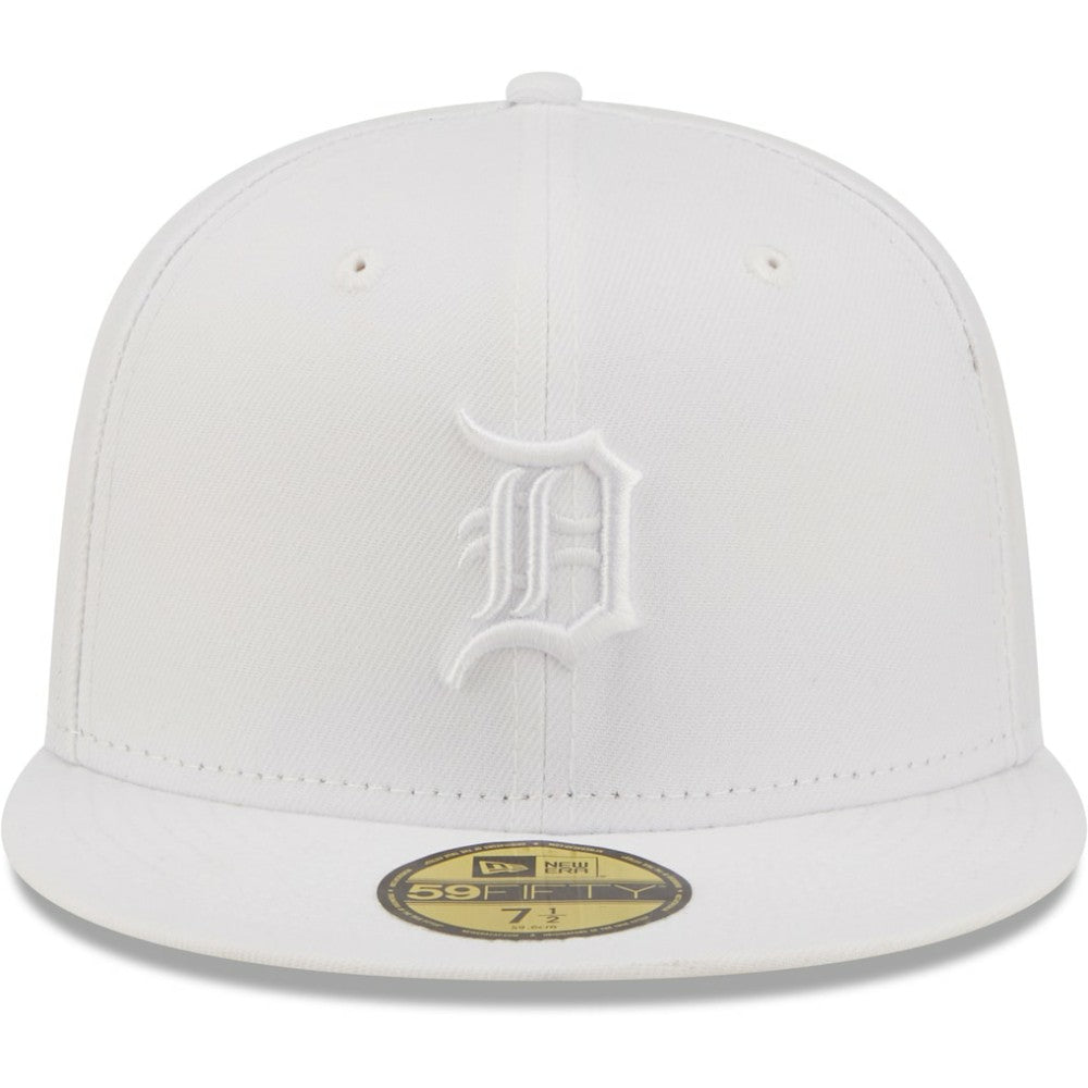 Detroit Tigers New Era White on White 59FIFTY Fitted Hat for sale