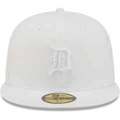 Detroit Tigers New Era White on White 59FIFTY Fitted Hat for sale