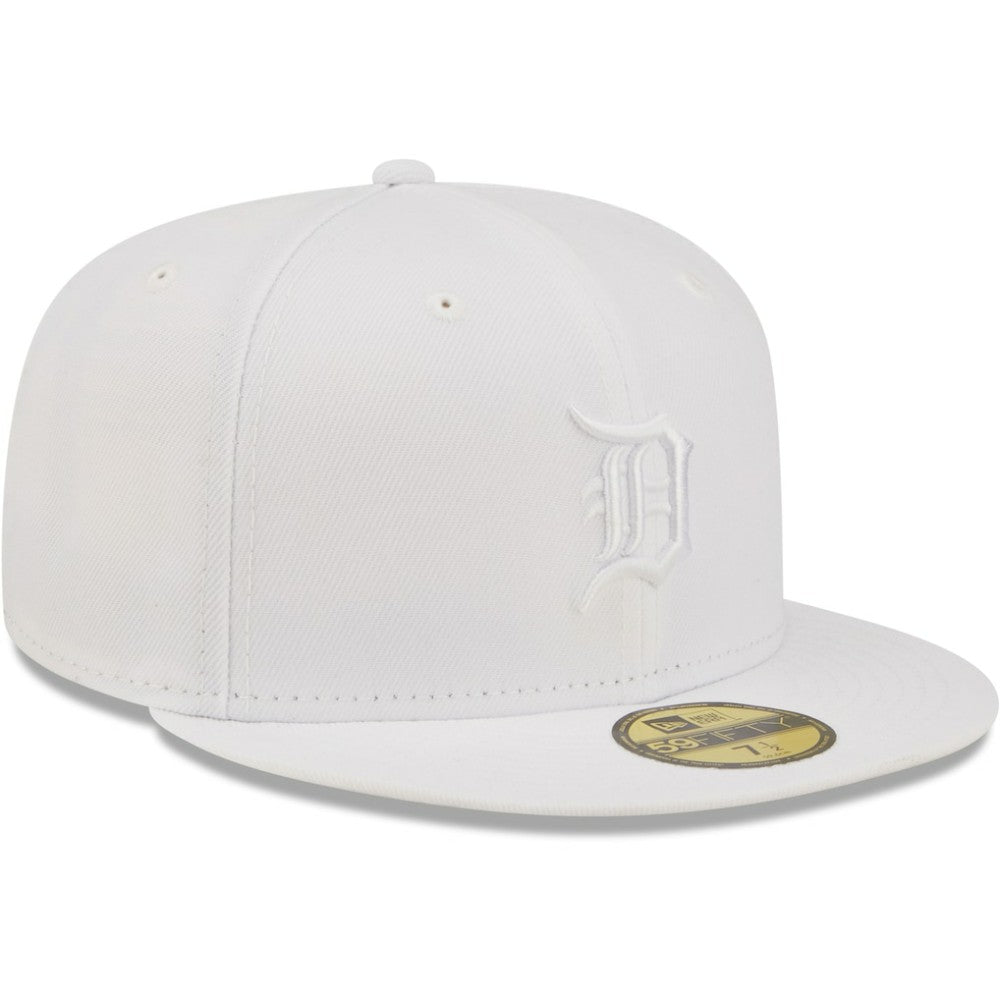 Detroit Tigers New Era White on White 59FIFTY Fitted Hat for sale