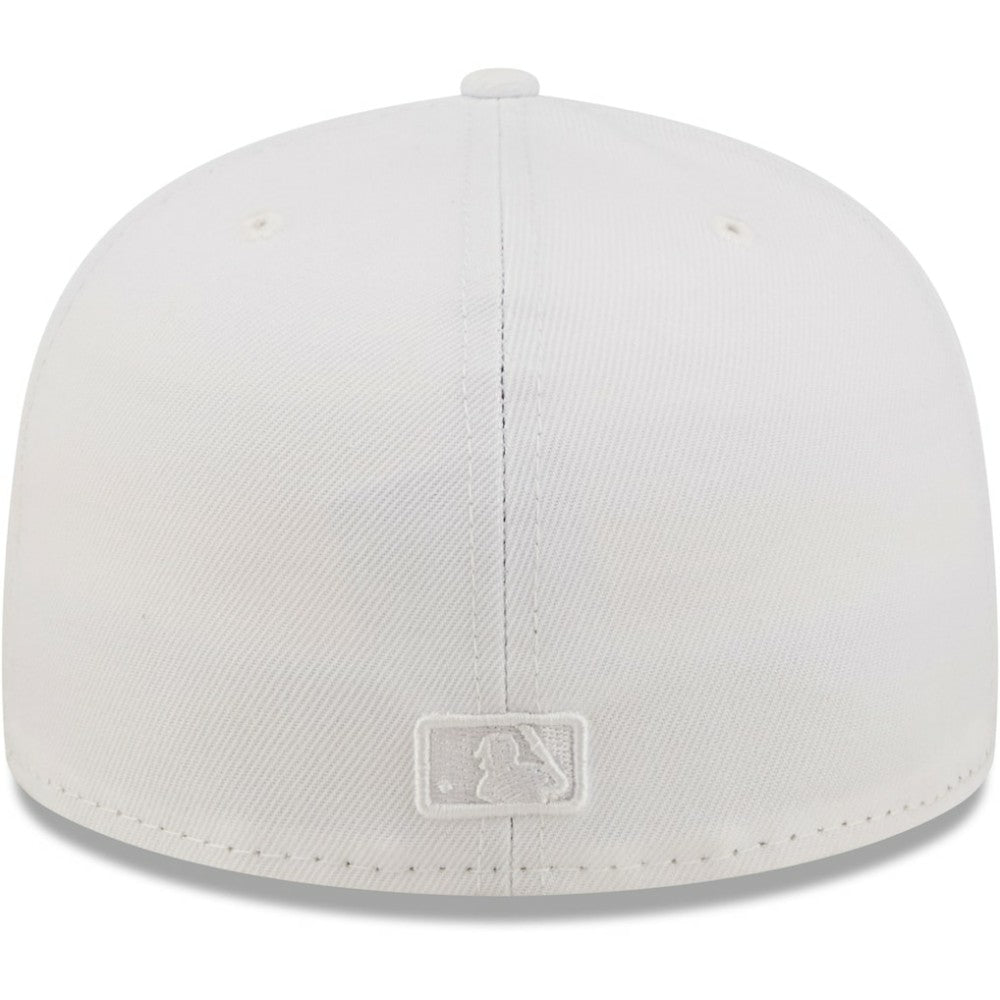 Chicago Cubs New Era White on White 59FIFTY Fitted Hat Sale