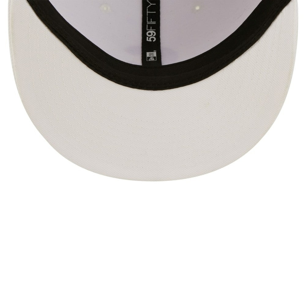 Chicago Cubs New Era White on White 59FIFTY Fitted Hat Sale