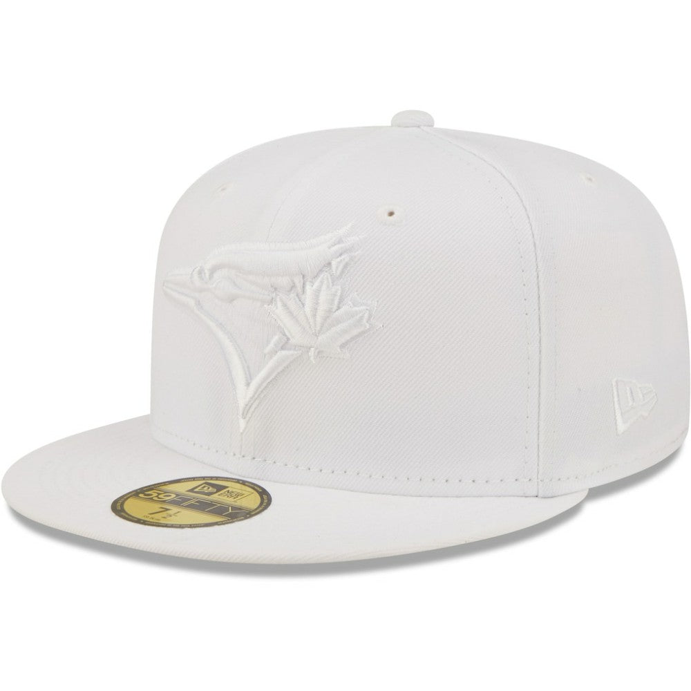 Toronto Blue Jays New Era White on White 59FIFTY Fitted Hat Online