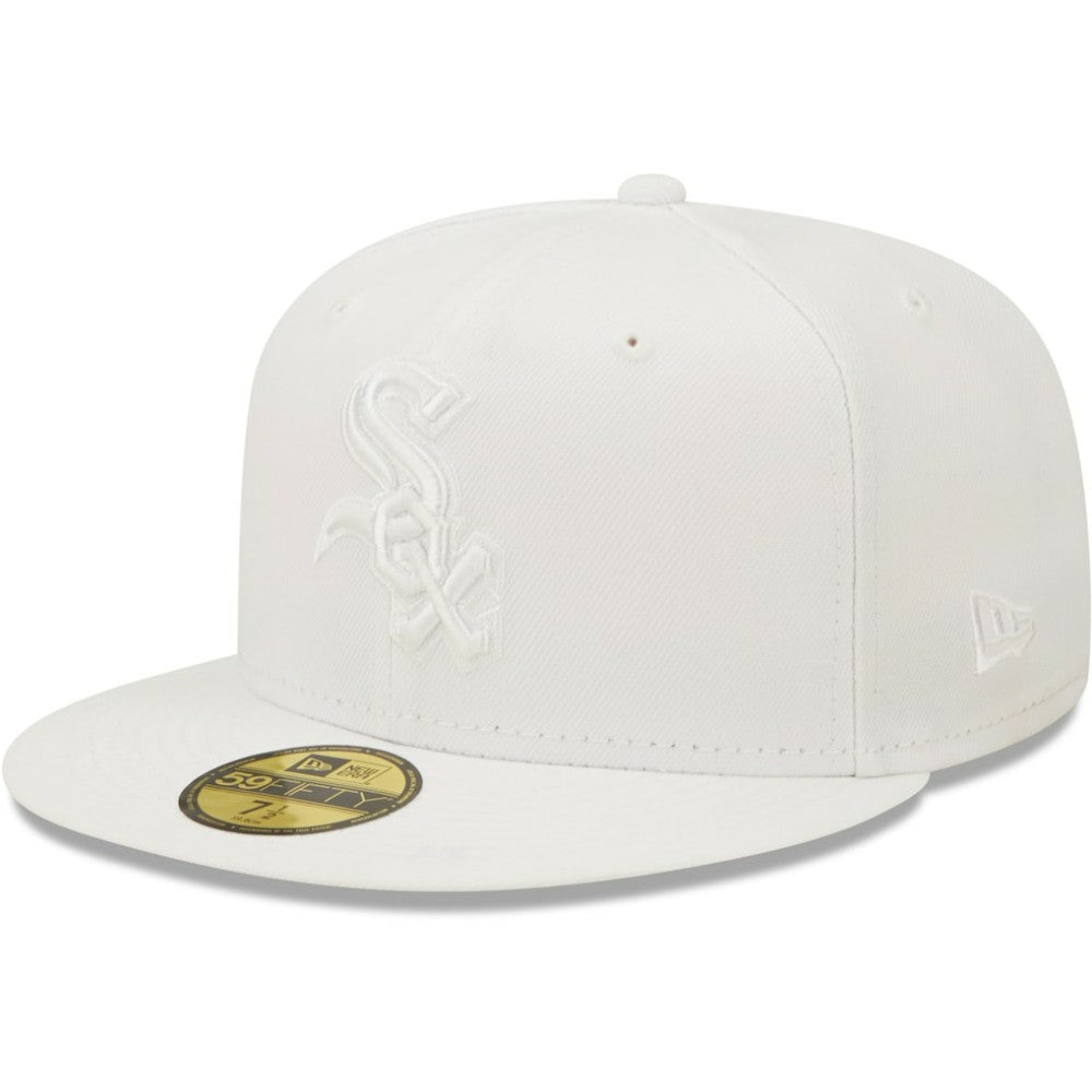 Chicago White Sox New Era White on White 59FIFTY Fitted Hat discount