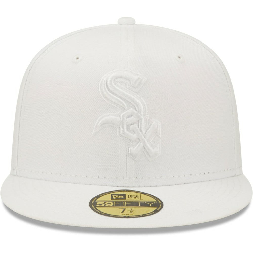 Chicago White Sox New Era White on White 59FIFTY Fitted Hat discount