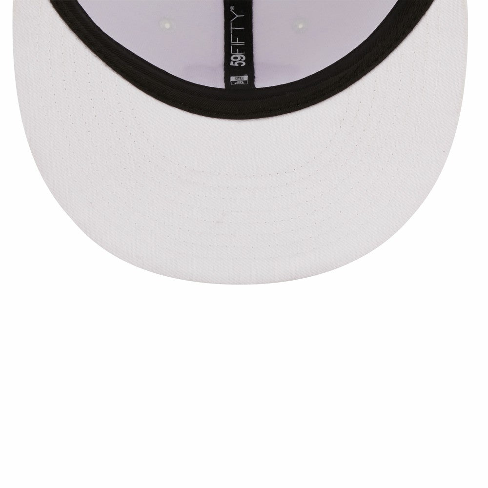 Milwaukee Brewers New Era White on White 59FIFTY Fitted Hat Sale